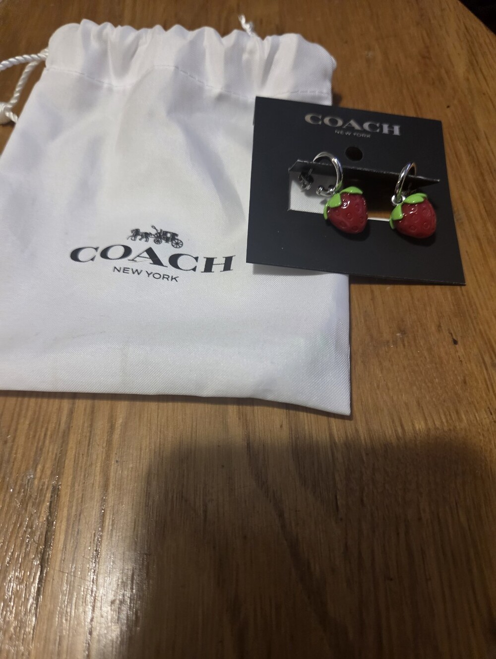 Coach Strawberry NwT Earrings